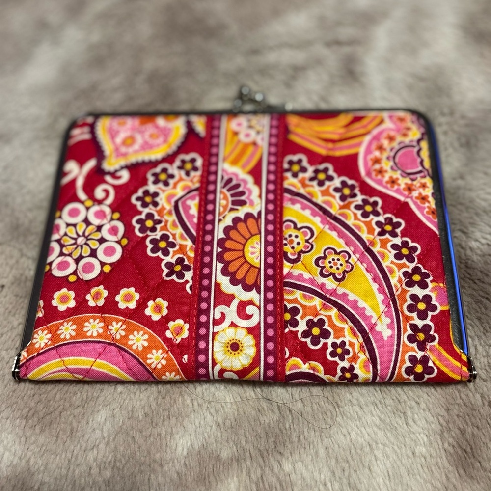 Vera Bradley Red and Pink Paisley photo album